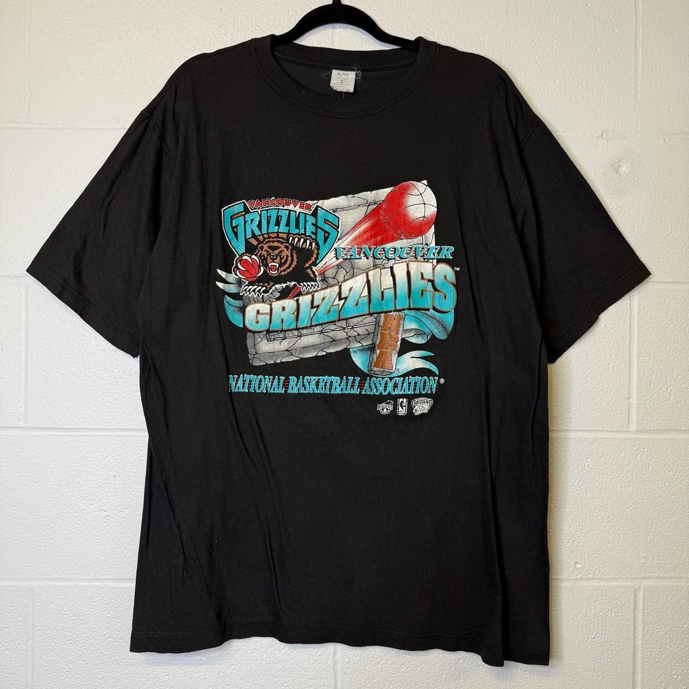Vintage 90s Vancouver Grizzlies Basketball NBA T-Shirt  Mens Sz XL B1895